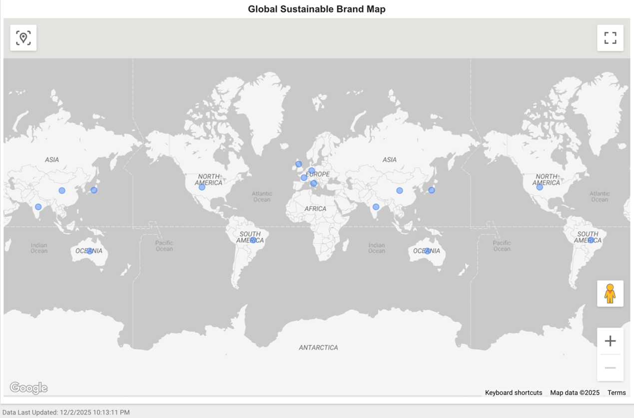 Global Sustainable Brand Map